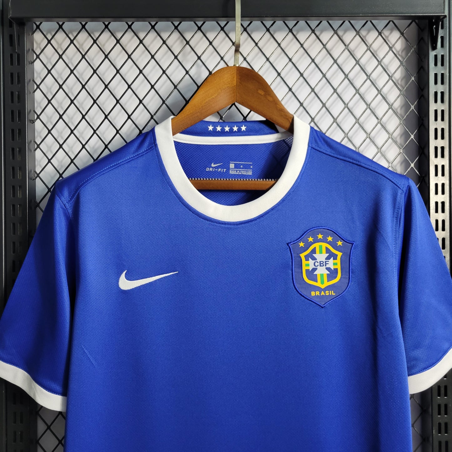 Brazil Retro Away Soccer Jersey World Cup 2006