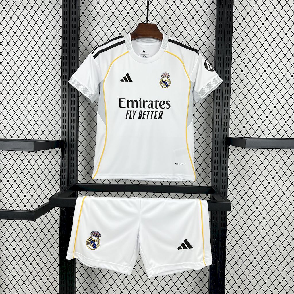 Real Madrid Luka Modrić 10 Kids Home Soccer Jersey 2025-2026