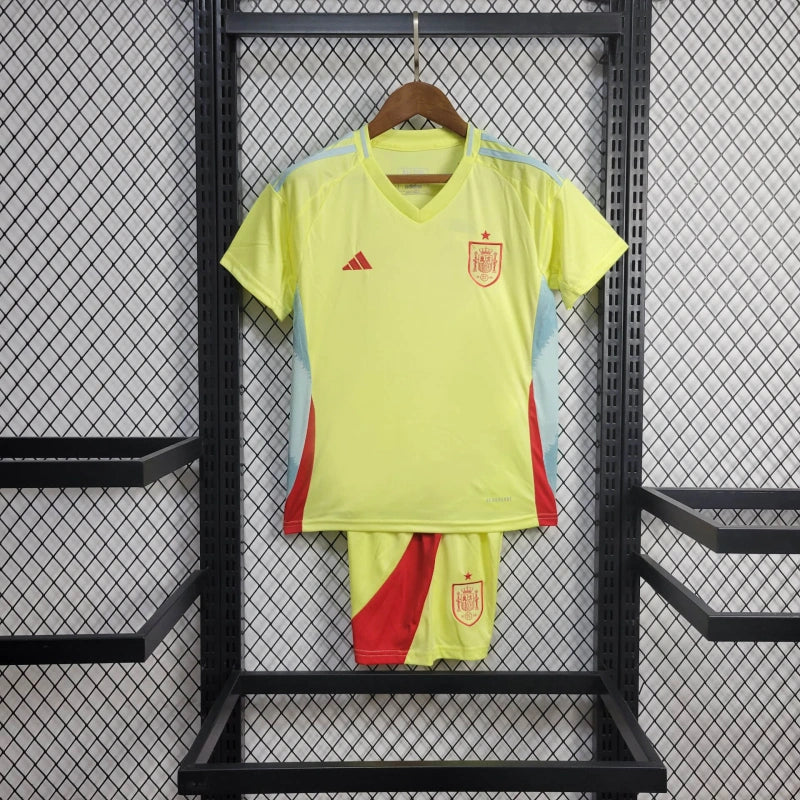 Spain Jenni Hermoso 10 Kids Away Soccer Jersey Euro 2024