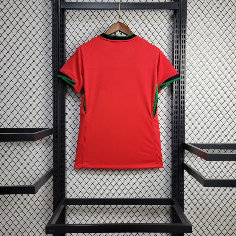 Women's Portugal Home Soccer Jersey UEFA Euro 2024