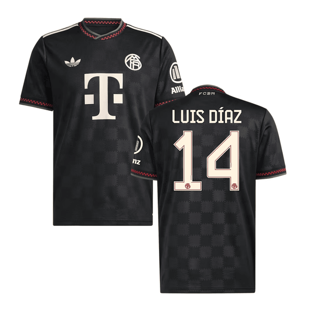 Bayern Munich Luis Diaz 14 Third Soccer Jersey 2025-2026