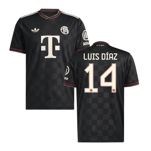Bayern Munich Luis Diaz 14 Third Soccer Jersey 2025-2026