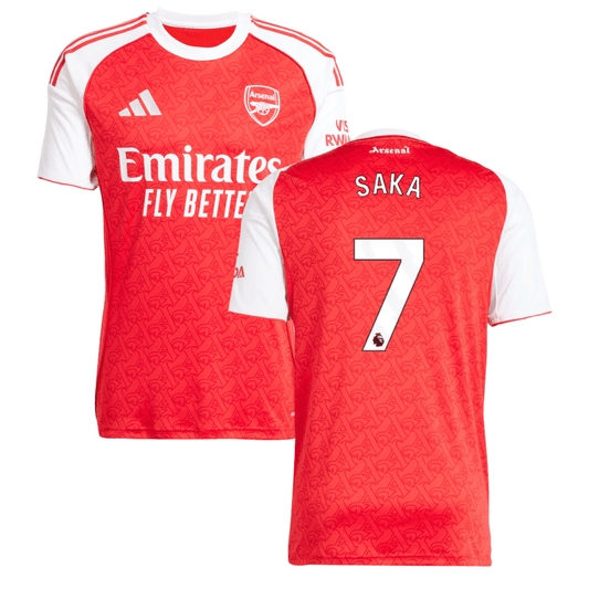 Arsenal Bukayo Saka 7 Home Soccer Jersey 2025-2026